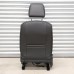 eZee Stoelbekleding Volkswagen ID Buzz >2023 Zwart Diamond zilver stiksel (voorraadmodel)
